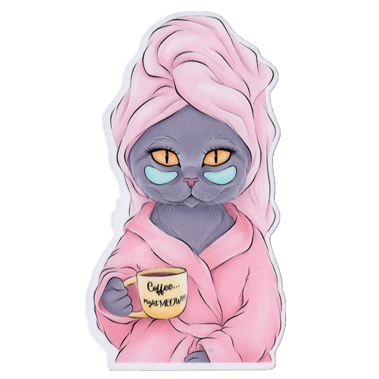 Coffee right MEOW!!!! - Magneetti