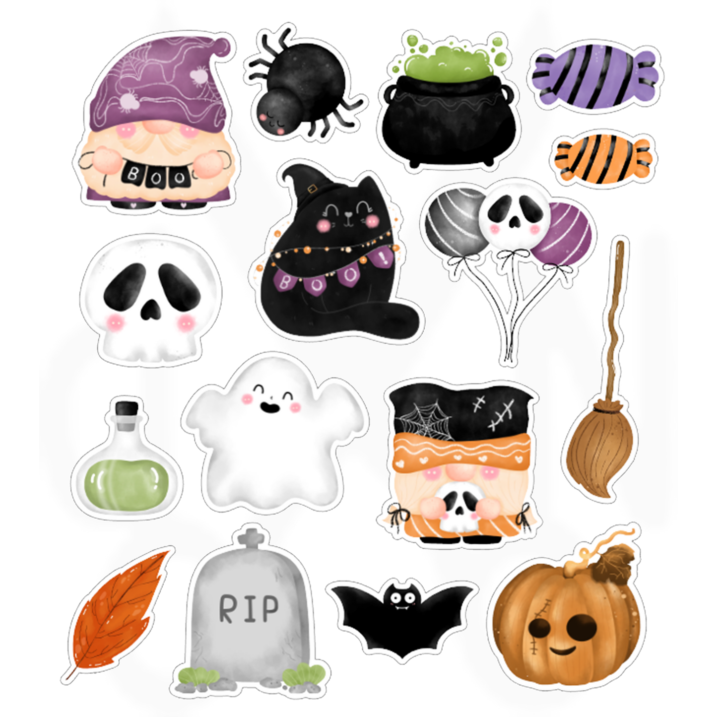 Halloween - Magneettisetti 16kpl
