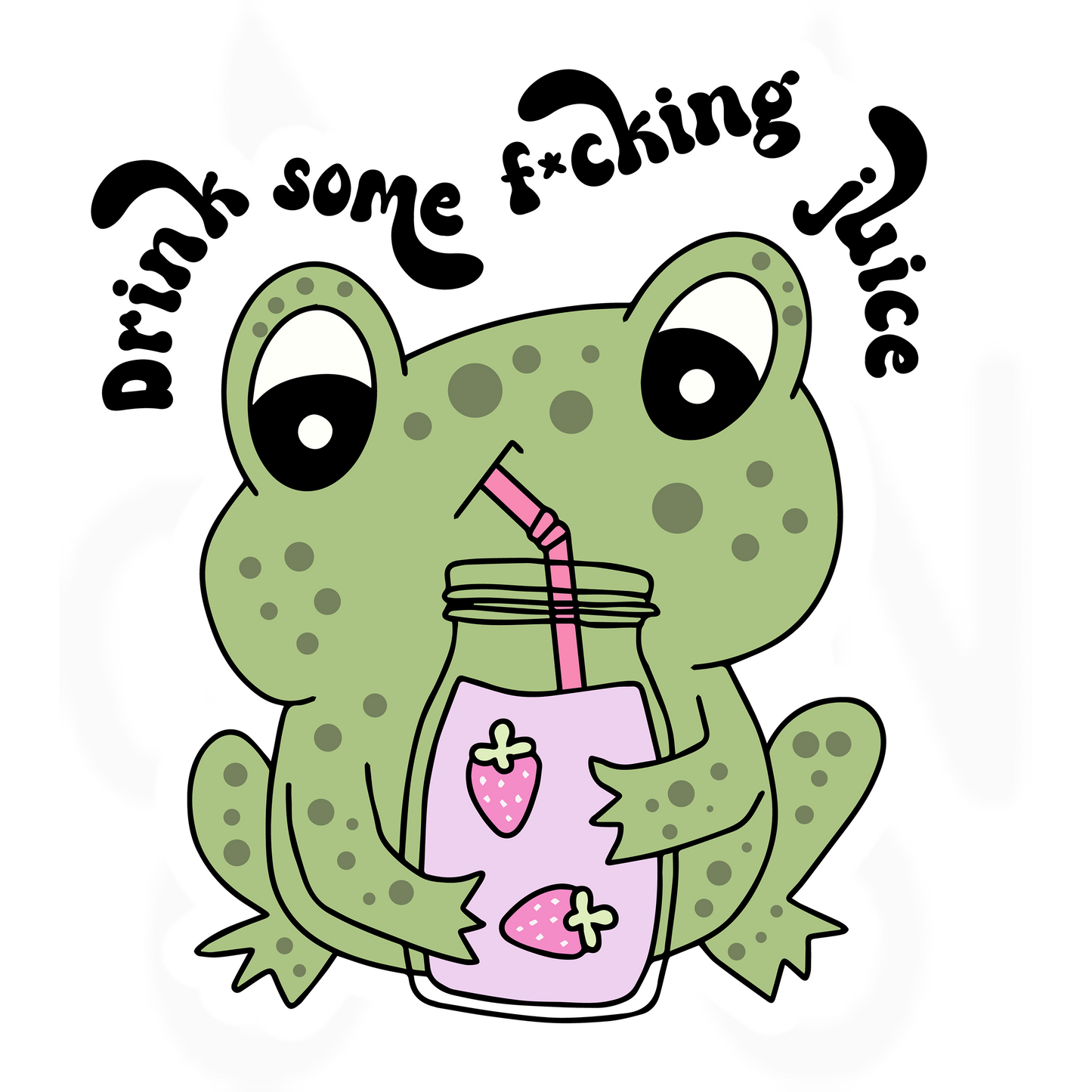 Drink some f*cking juice - Leikekuva - Tarra